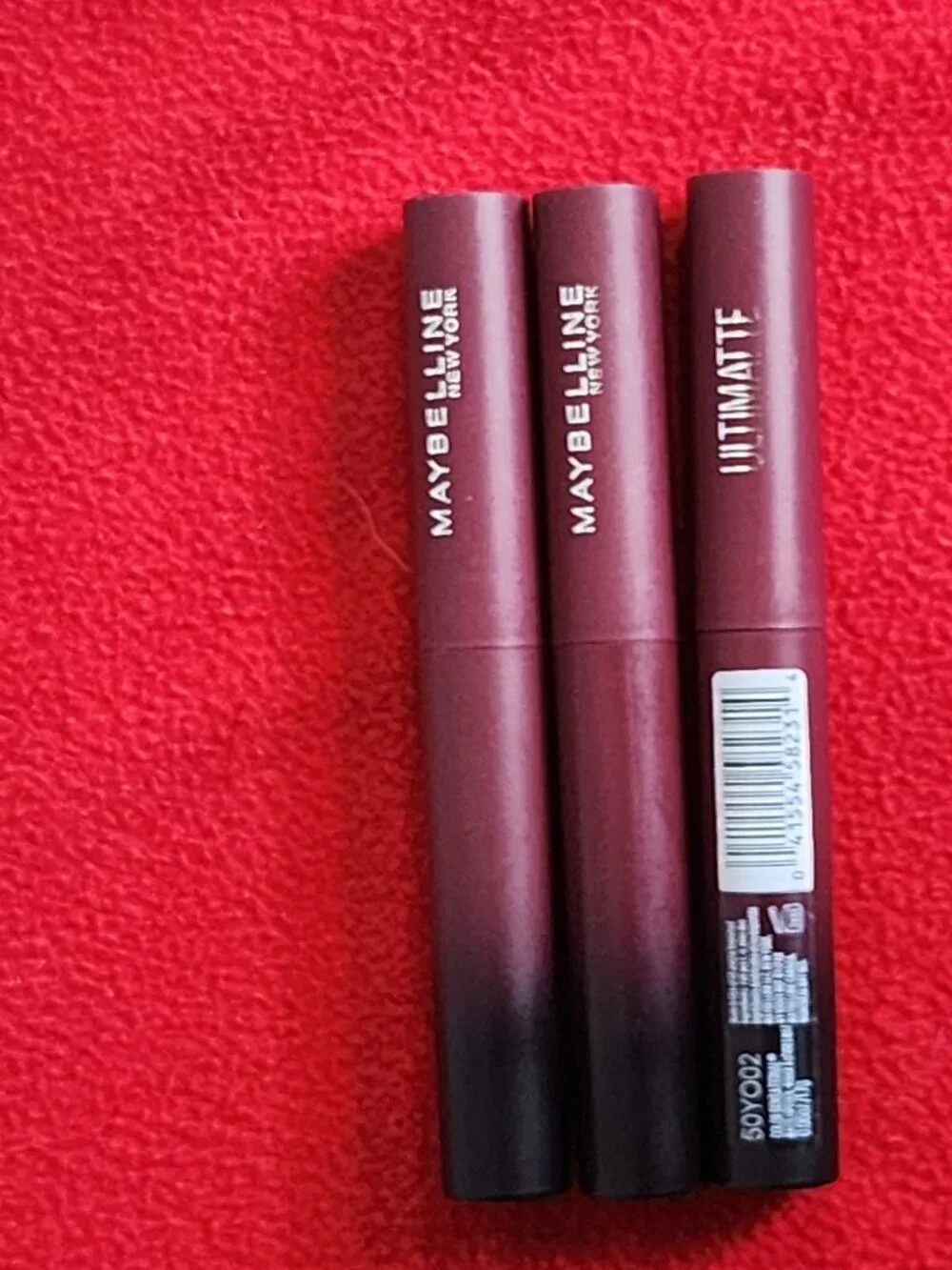 Maybelline NY Ultimatte Color Sensational Matte Lipstick 1.7g 099 More Berry 3PK